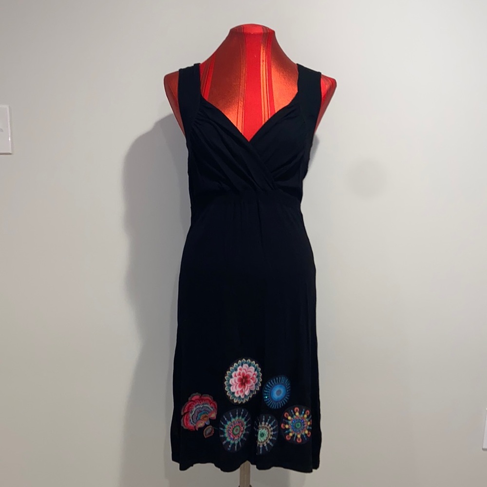 Desigual Sexy Fitted Sleeveless Dress.